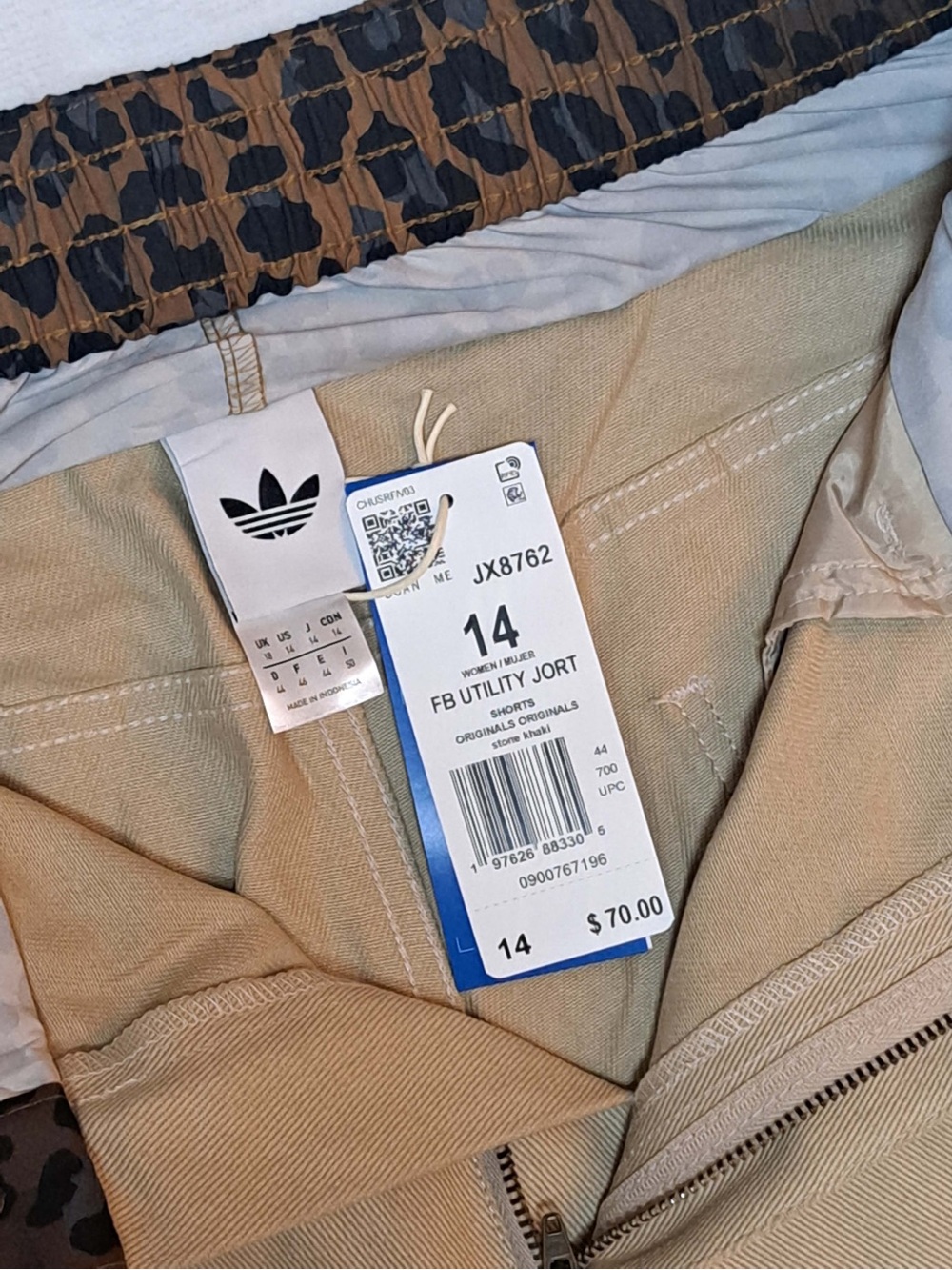 Adidas Originals Firebird Utility Jorts - Women's size 14 - Picture 8 of 12